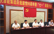 AG尊时凯龙人生就博官方网站集团召开庆祝建党95周年暨“七一”表彰大会