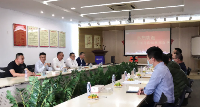 东莞市工信局与镇经发局领导莅临7790必发集团参观指导